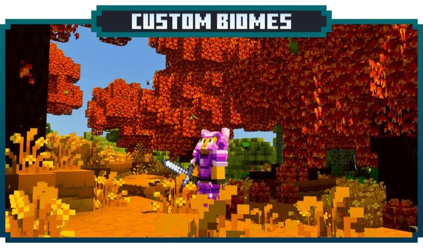 Скриншот игры Мод Глобальное обновление мира на Minecraft PE [Изменение мира] 5
