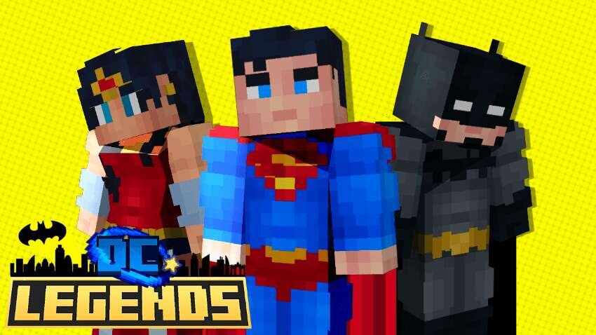 Скриншот Мод Легенды вселенной DC на Minecraft PE [Изменение мира] на Андроид
