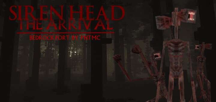 Мод Siren Head: The Arrival на Minecraft PE [Мобы]